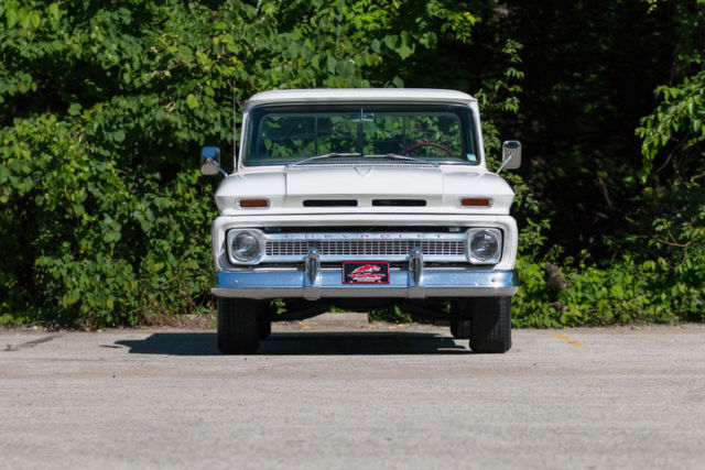 White 1964 Chevrolet C-10 Pickup (Truck) with Red interior