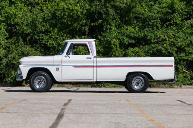 White 1964 Chevrolet C-10 Pickup (Truck) with Red interior