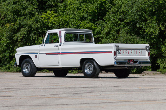 White 1964 Chevrolet C-10 Pickup (Truck) with Red interior
