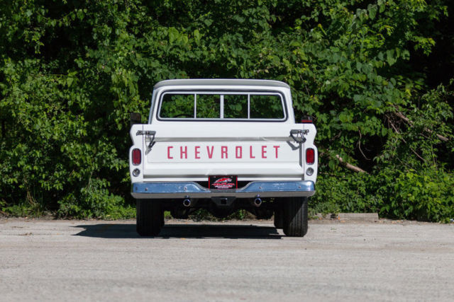 White 1964 Chevrolet C-10 Pickup (Truck) with Red interior