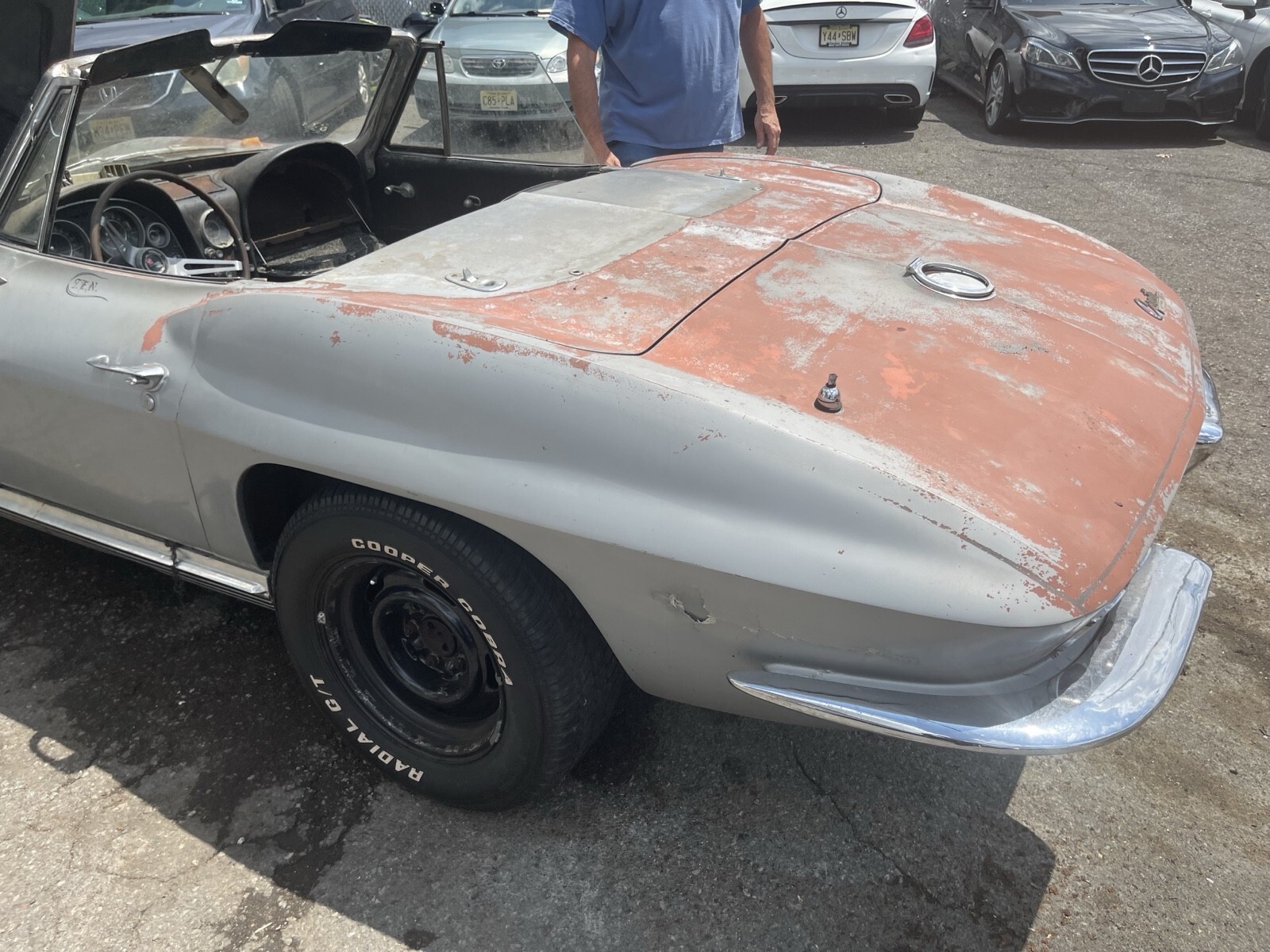 Grey 1964 Chevrolet Corvette Convertible