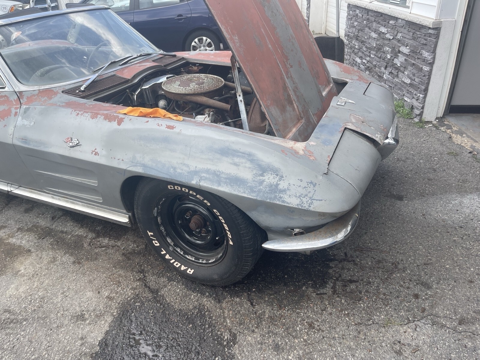 Grey 1964 Chevrolet Corvette Convertible