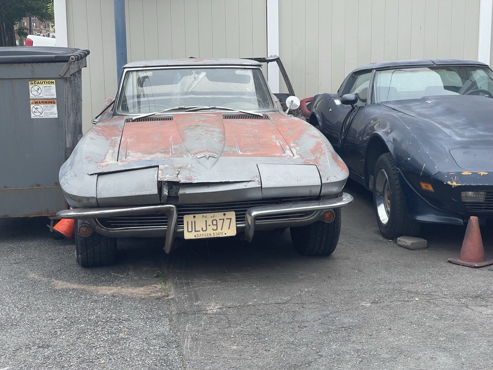 Grey 1964 Chevrolet Corvette Convertible