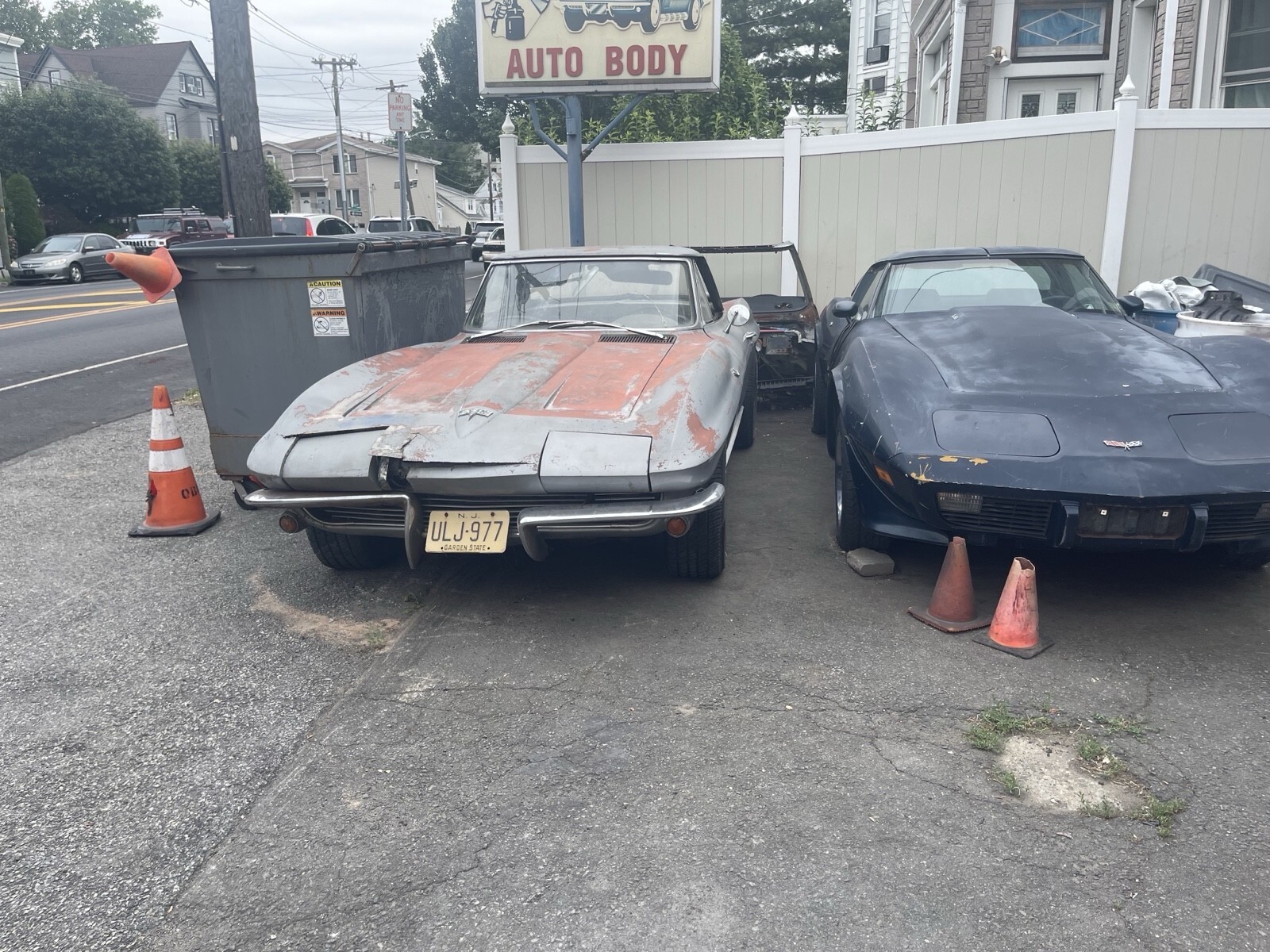 Grey 1964 Chevrolet Corvette Convertible