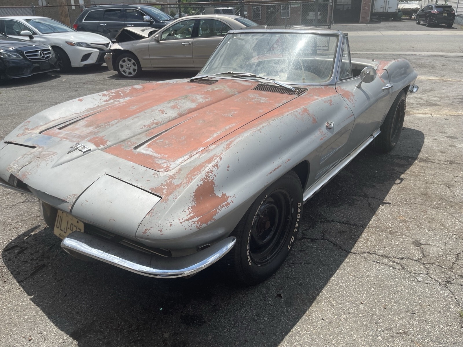 Grey 1964 Chevrolet Corvette Convertible