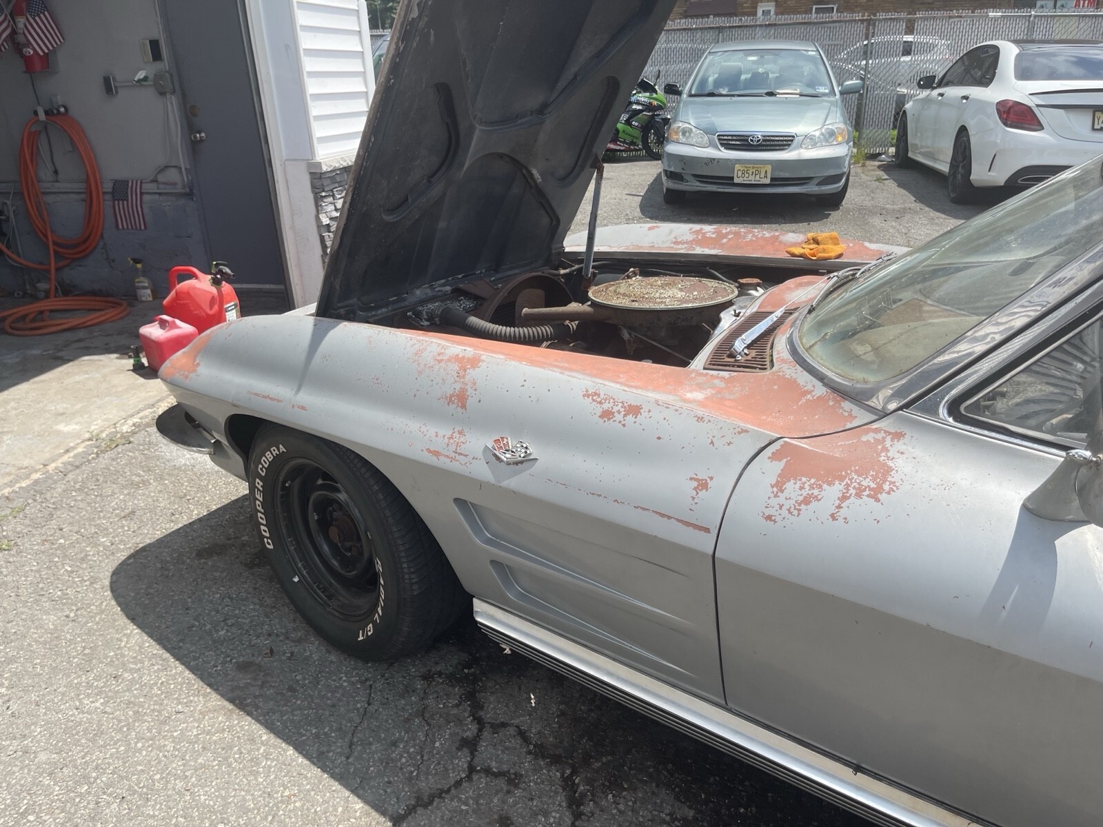Grey 1964 Chevrolet Corvette Convertible