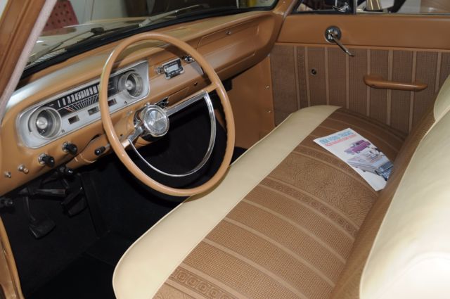Gold 1964 Ford Ranchero 2 Door Car with Pay Load with Gold interior