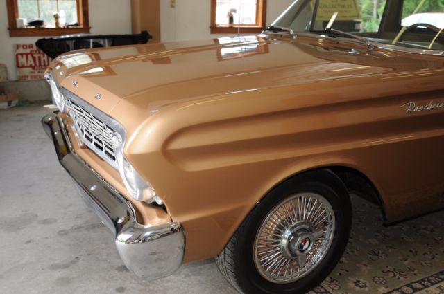 Gold 1964 Ford Ranchero 2 Door Car with Pay Load with Gold interior