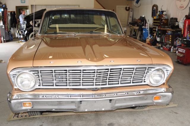 Gold 1964 Ford Ranchero 2 Door Car with Pay Load with Gold interior