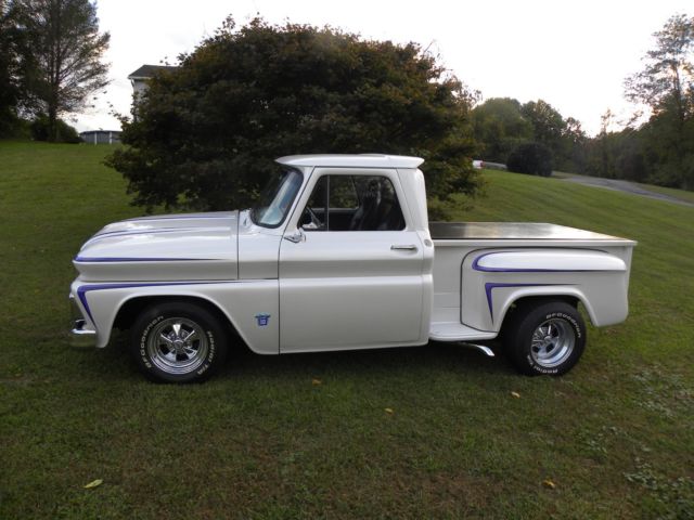 White 1964 Chevrolet C-10 Standard Cab Pickup with Black interior