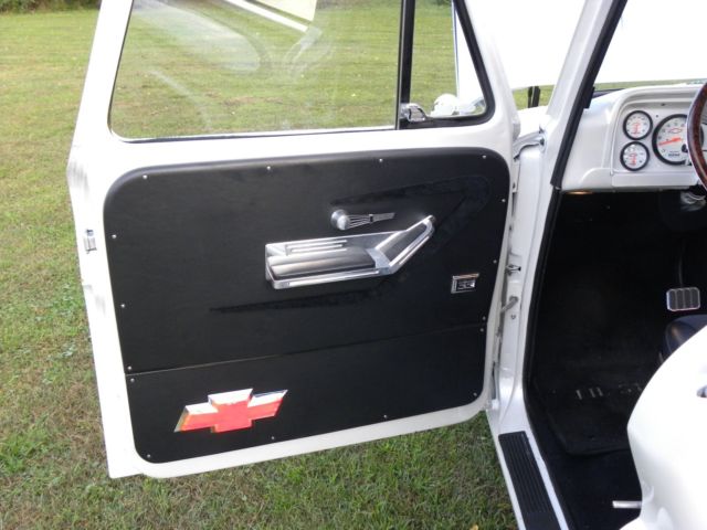 White 1964 Chevrolet C-10 Standard Cab Pickup with Black interior