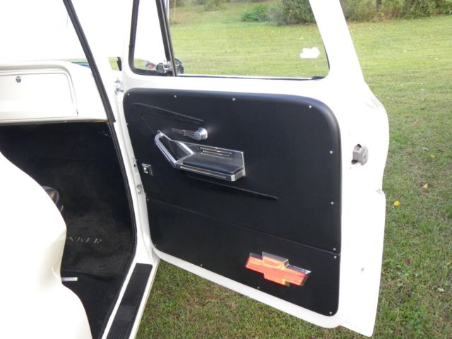White 1964 Chevrolet C-10 Standard Cab Pickup with Black interior