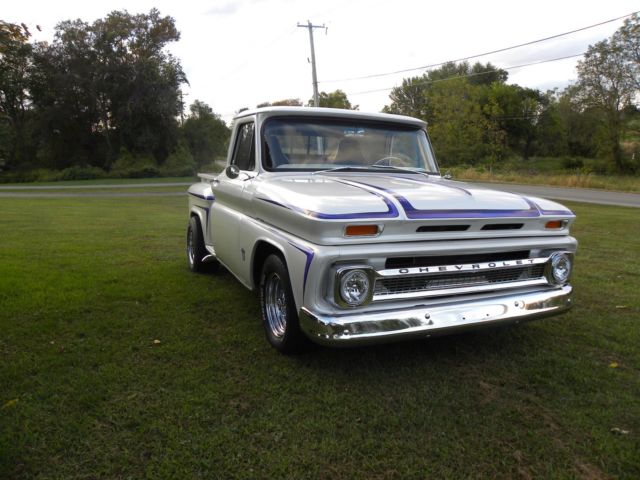 White 1964 Chevrolet C-10 Standard Cab Pickup with Black interior