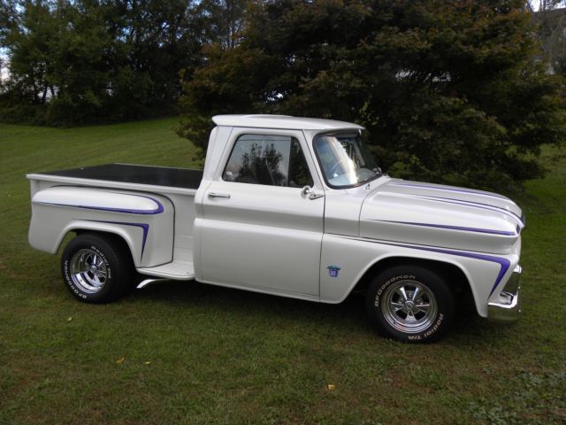 White 1964 Chevrolet C-10 Standard Cab Pickup with Black interior
