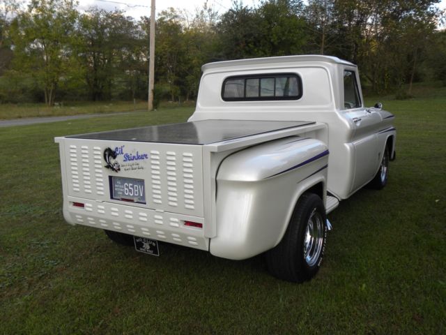 White 1964 Chevrolet C-10 Standard Cab Pickup with Black interior