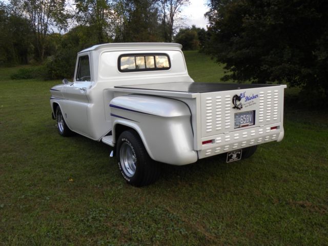 White 1964 Chevrolet C-10 Standard Cab Pickup with Black interior