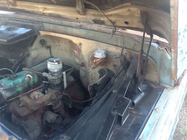 Blue 1965 Chevrolet C-10 Standard Cab Pickup with Gold interior