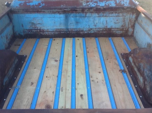 Blue 1965 Chevrolet C-10 Standard Cab Pickup with Gold interior
