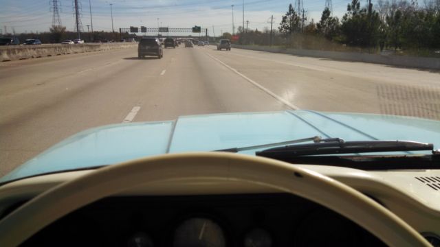 Blue 1965 Chevrolet C-10 Standard Cab Pickup with Tan interior