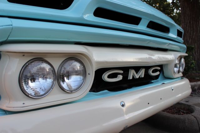 Blue 1965 Chevrolet C-10 Standard Cab Pickup with Tan interior