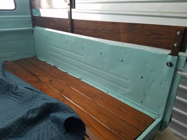 Blue 1965 Chevrolet C-10 Standard Cab Pickup with Tan interior