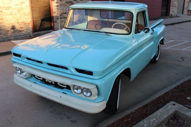 Blue 1965 Chevrolet C-10 Standard Cab Pickup with Tan interior