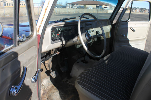 Maroon 1965 Chevrolet C-10 Pickup with Tan interior