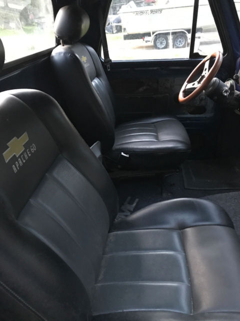 Blue 1965 Chevrolet C-10 Crew Cab Pickup