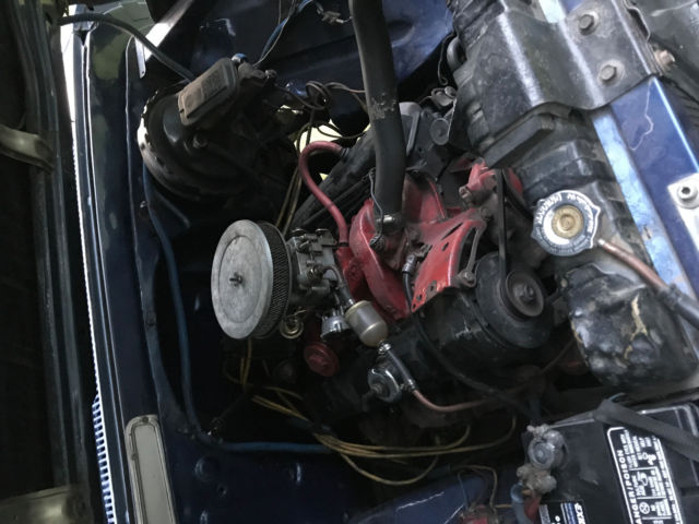 Blue 1965 Chevrolet C-10 Crew Cab Pickup