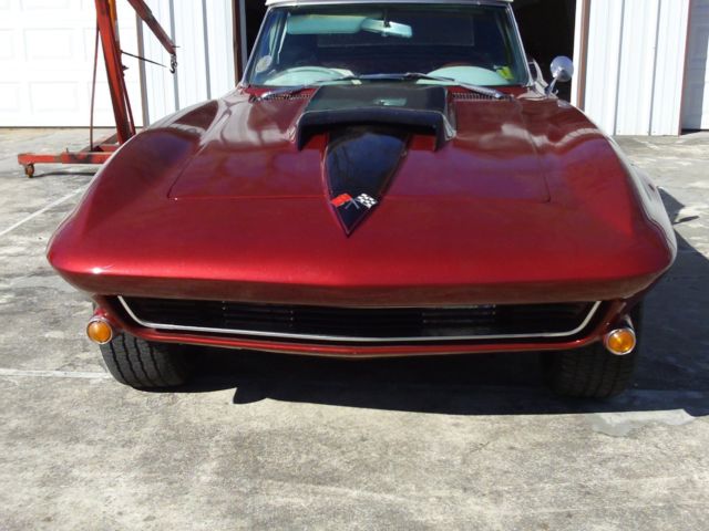 new paint 1965 Chevrolet Corvette with White interior