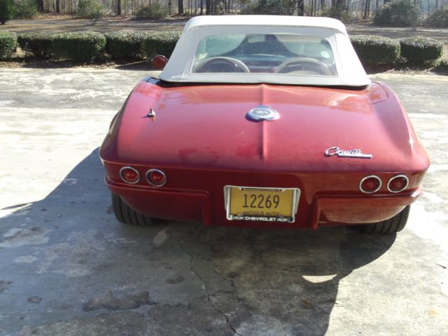 new paint 1965 Chevrolet Corvette with White interior