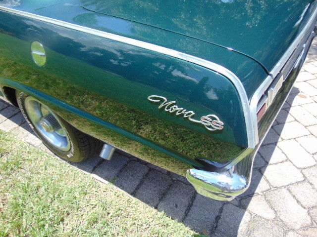 Green 1965 Chevrolet Nova Coupe with Tan interior