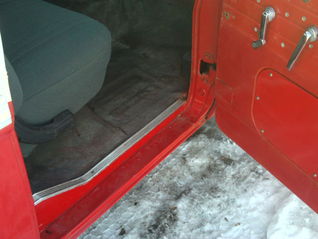 Red 1965 Ford F-250 Long Bed