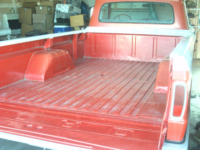 Red 1965 Ford F-250 Long Bed