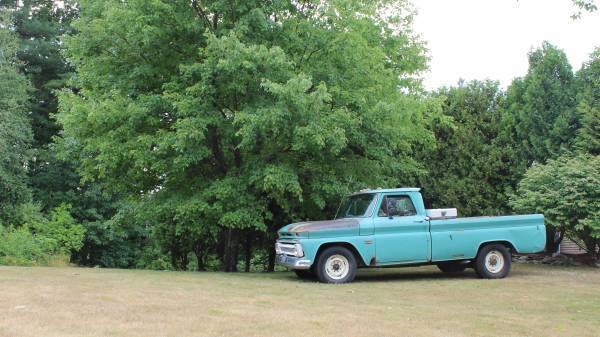 Blue 1966 Chevrolet C-10