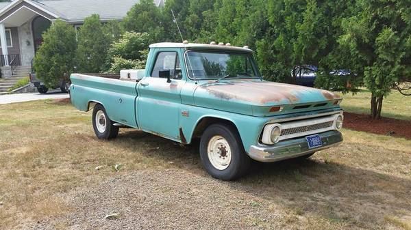 Blue 1966 Chevrolet C-10