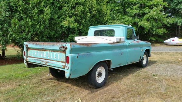 Blue 1966 Chevrolet C-10