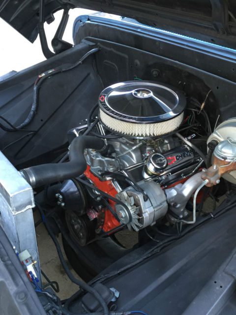 Blue 1966 Chevrolet C-10 Standard Cab Pickup with Black interior