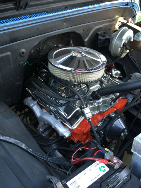 Blue 1966 Chevrolet C-10 Standard Cab Pickup with Black interior