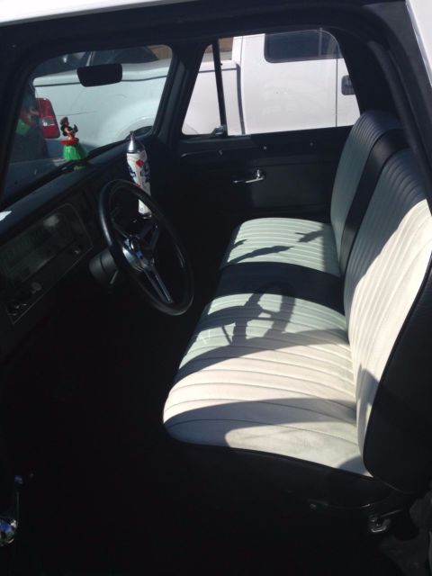 Blue 1966 Chevrolet C-10 Standard Cab Pickup with Black interior
