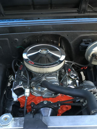 Blue 1966 Chevrolet C-10 Standard Cab Pickup with Black interior