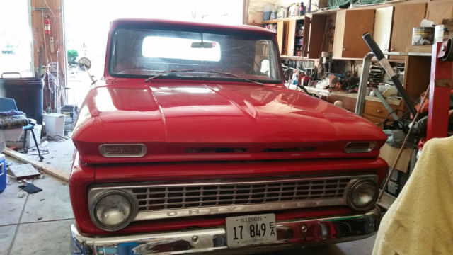 Red 1966 Chevrolet Other Pickups Cab & Chassis with Red interior