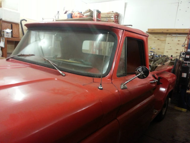 Red 1966 Chevrolet Other Pickups Cab & Chassis with Red interior