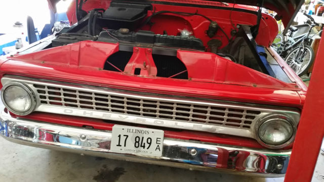 Red 1966 Chevrolet Other Pickups Cab & Chassis with Red interior