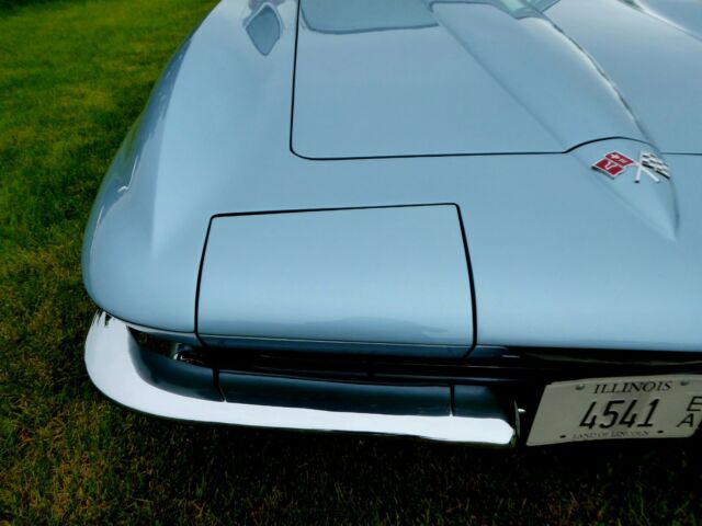Trophy Blue 1966 Chevrolet Corvette Coupe with Dark Blue interior