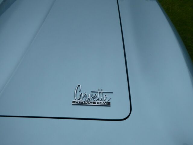 Trophy Blue 1966 Chevrolet Corvette Coupe with Dark Blue interior