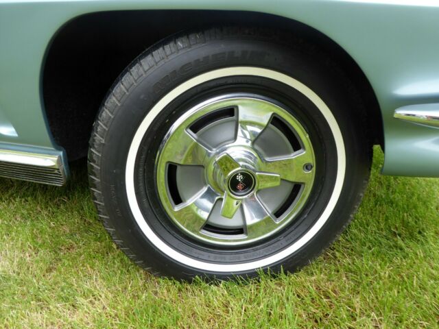 Trophy Blue 1966 Chevrolet Corvette Coupe with Dark Blue interior