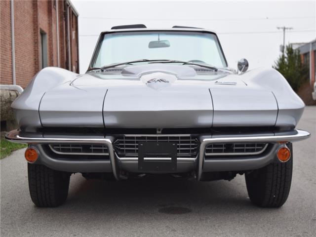 Silver 1966 Chevrolet Corvette Convertible with Black interior