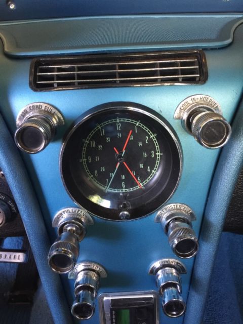Blue 1966 Chevrolet Corvette Coupe with Blue interior