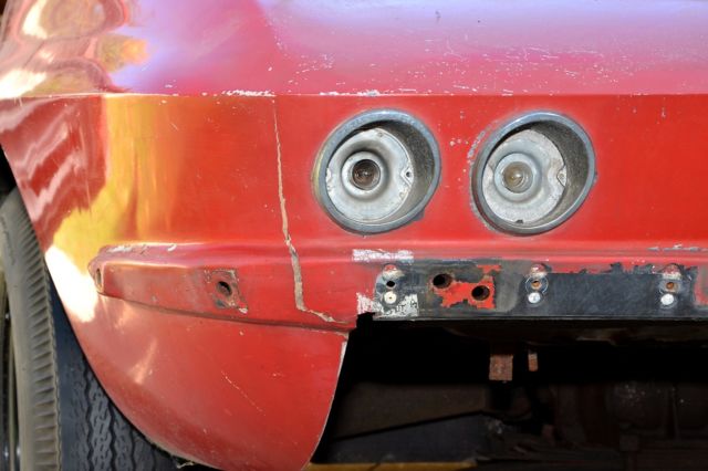 Rally Red 1966 Chevrolet Corvette coupe with Black interior
